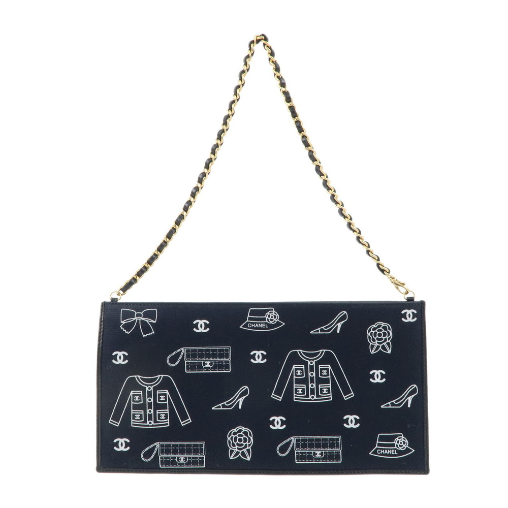 Chanel Icon Chain Shoulder Bag Black